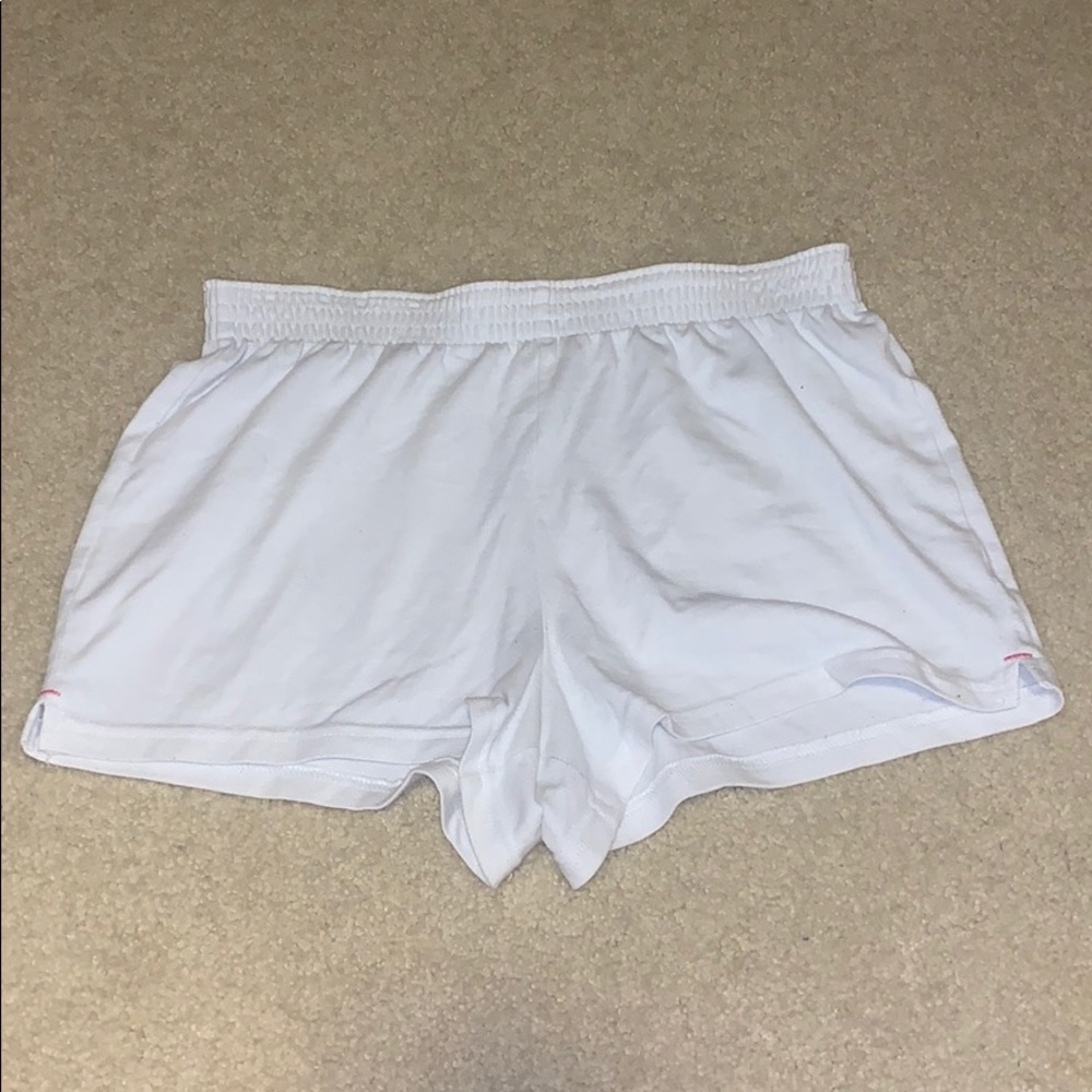 White cotton shorts